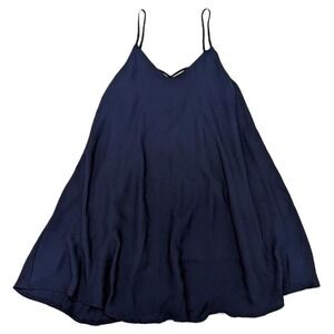 NWOT New Yoins Womens Size Large Dark Blue Sleeveless Shift Dress